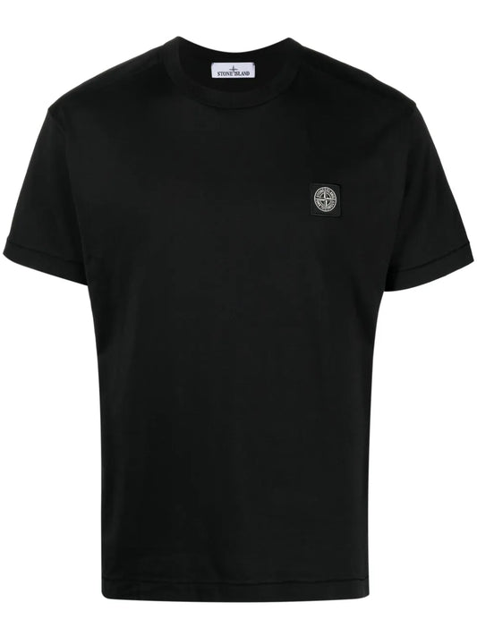 Stone Island Compass-patch cotton T-shirt