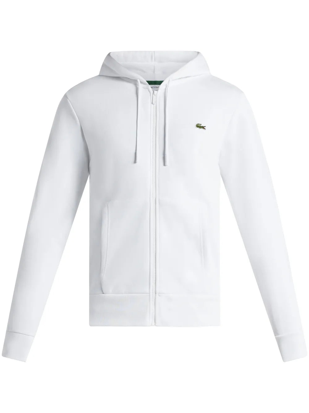 Lacoste Appliqué-Logo Zip-Up Hoodie