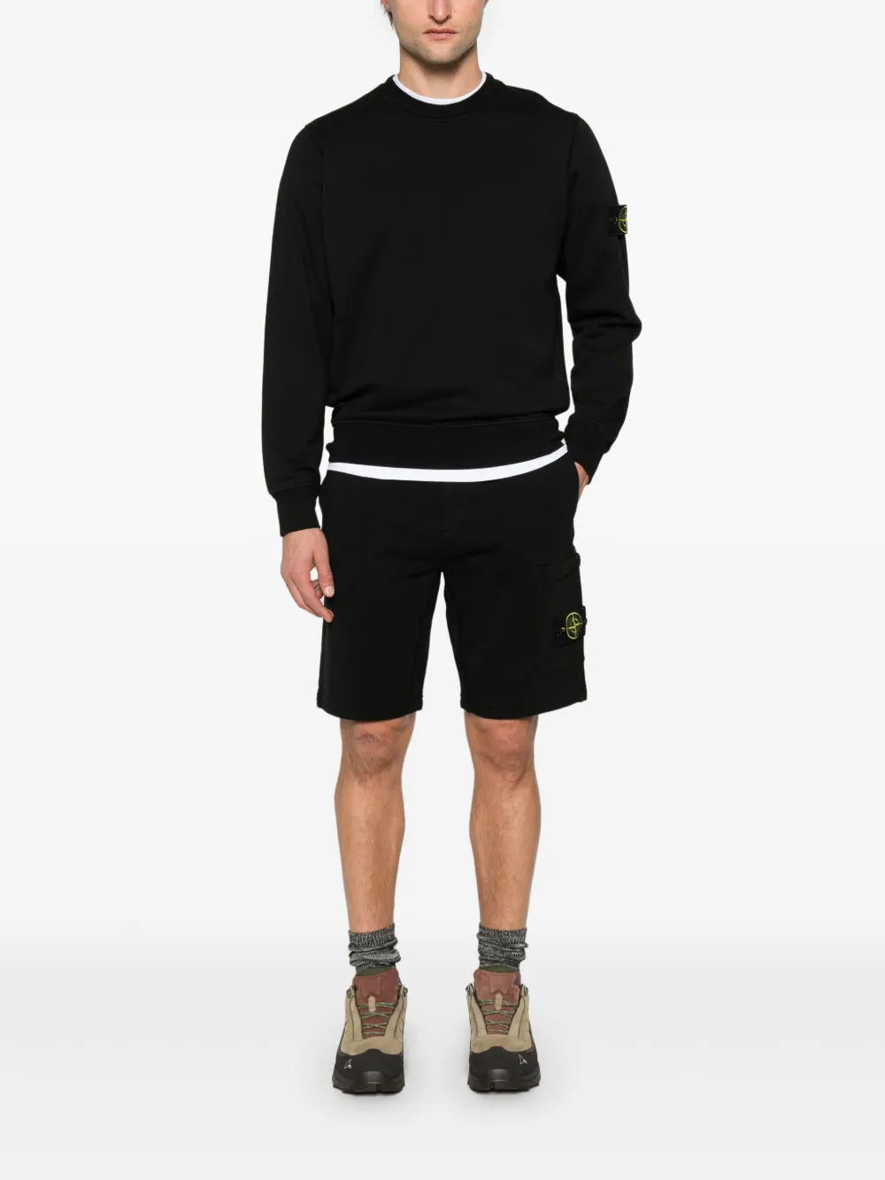 Stone Island Compass-patch Sweatshirt