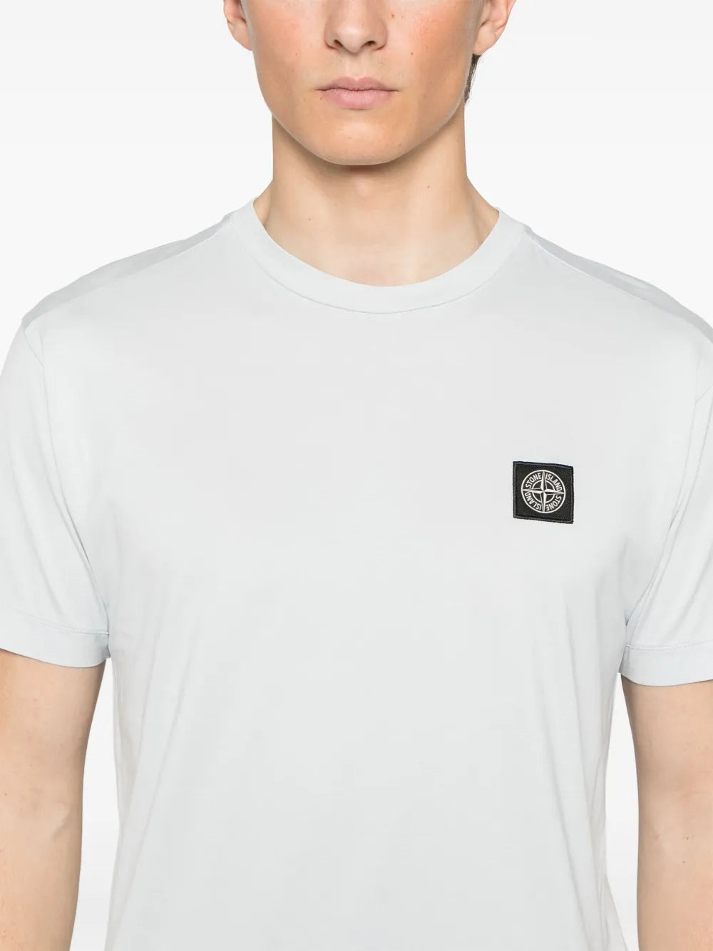 Stone Island Compass-patch cotton T-shirt