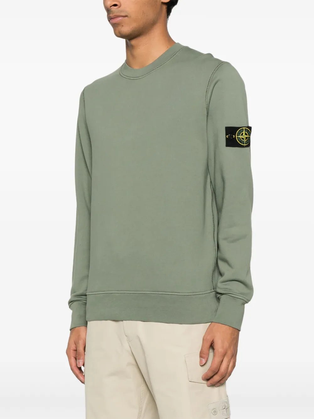 Stone Island Compass-patch Sweatshirt