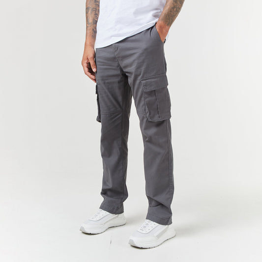 Wide Utility Cargo Pants | Gray