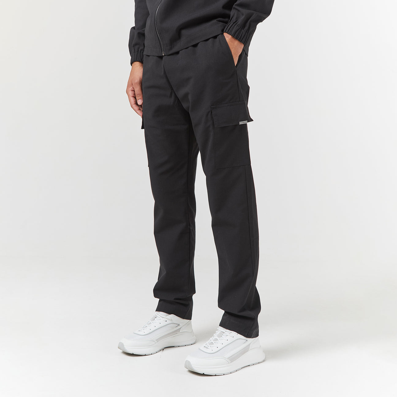 Open Cargo Pants - Black