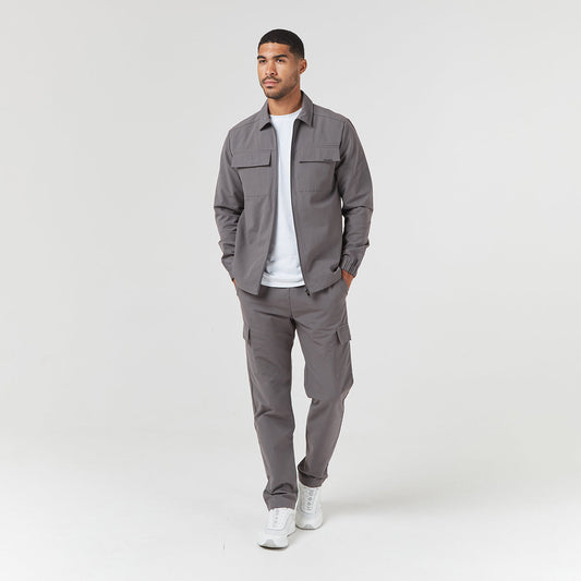 Open Cargo Pants - Gray