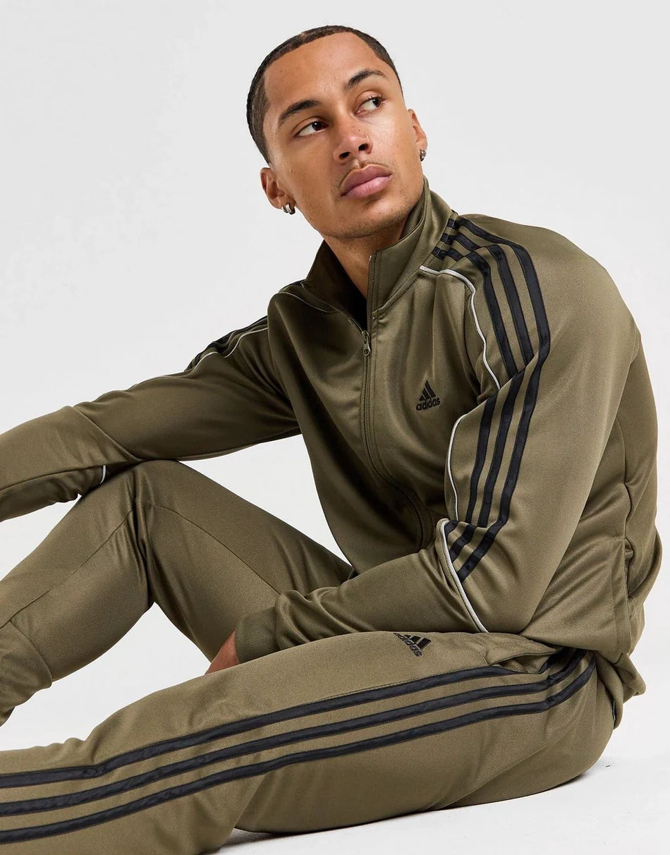 Adidas Men's 3-Stripes Doubleknit Tracksuit Set