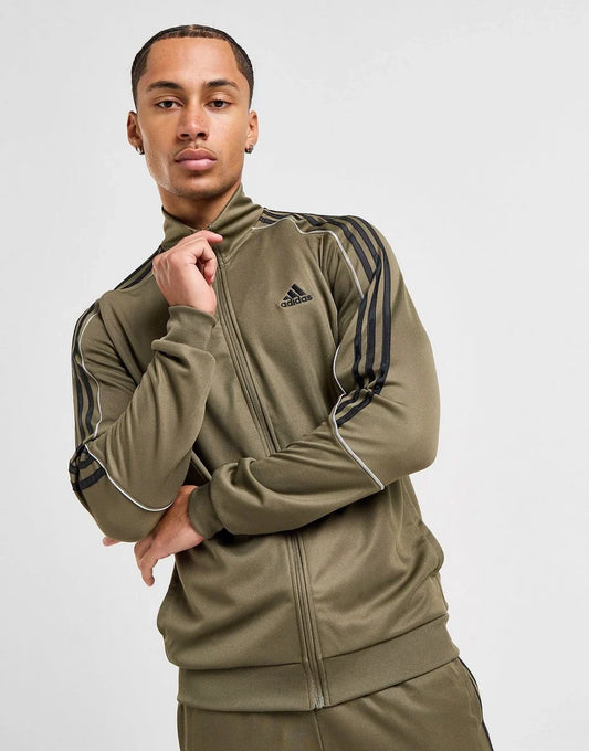 Adidas Men's 3-Stripes Doubleknit Tracksuit Set