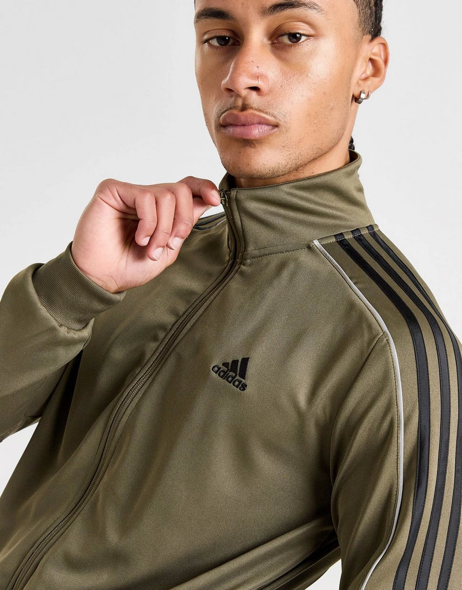 Adidas Men's 3-Stripes Doubleknit Tracksuit Set