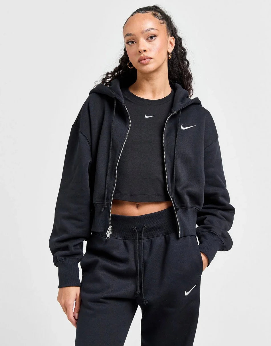 Nike Cropped Phoenix Zip-Up Hoodie