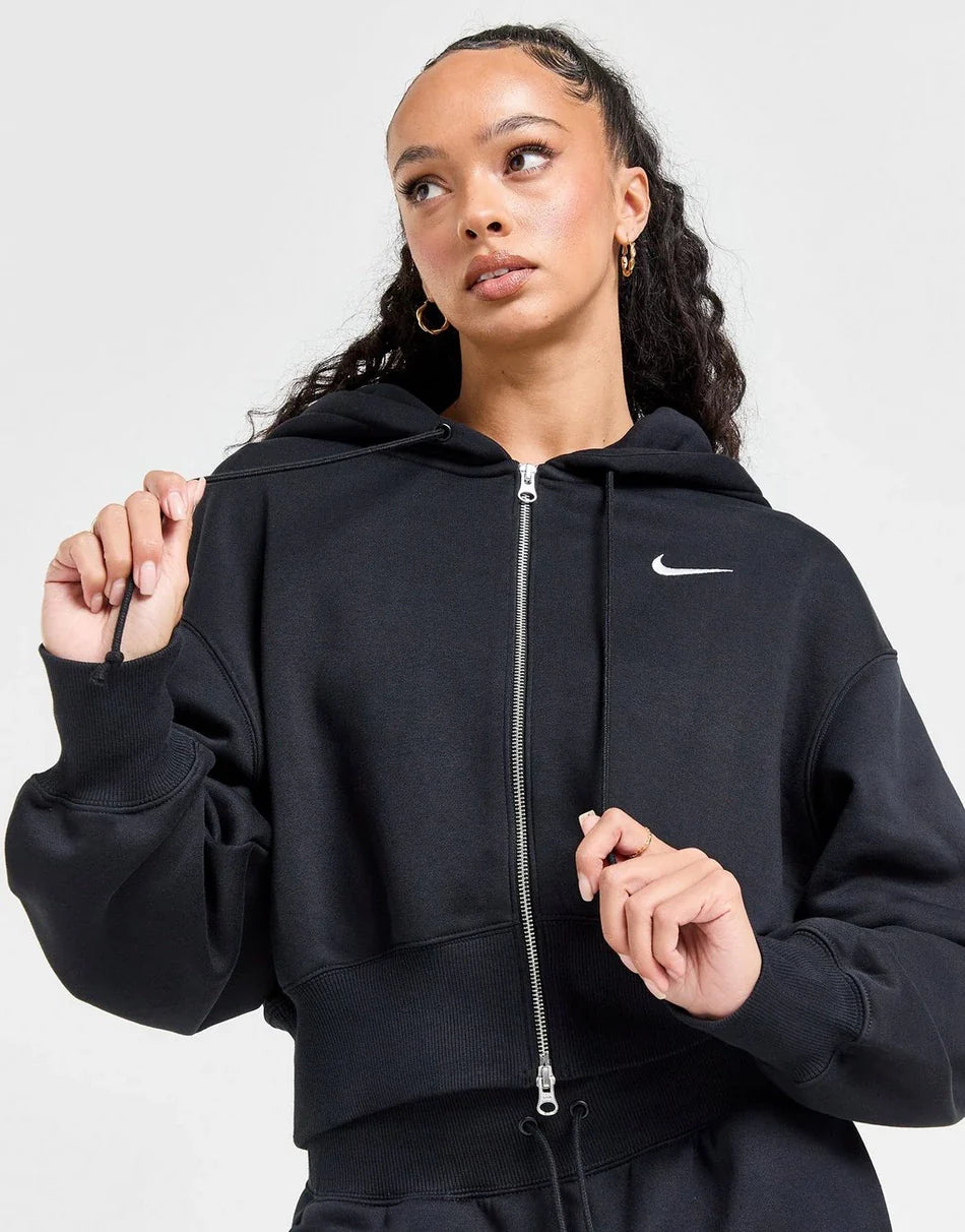 Nike Cropped Phoenix Zip-Up Hoodie