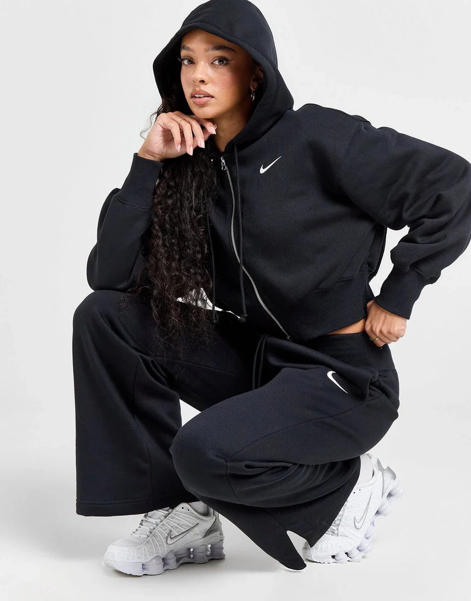 Nike Cropped Phoenix Zip-Up Hoodie