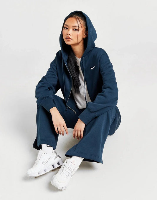 Nike Cropped Phoenix Zip-Up Hoodie