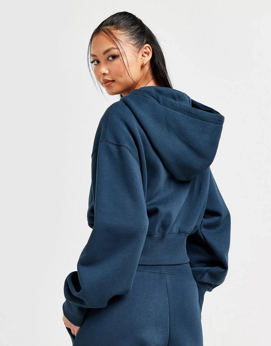 Nike Cropped Phoenix Zip-Up Hoodie