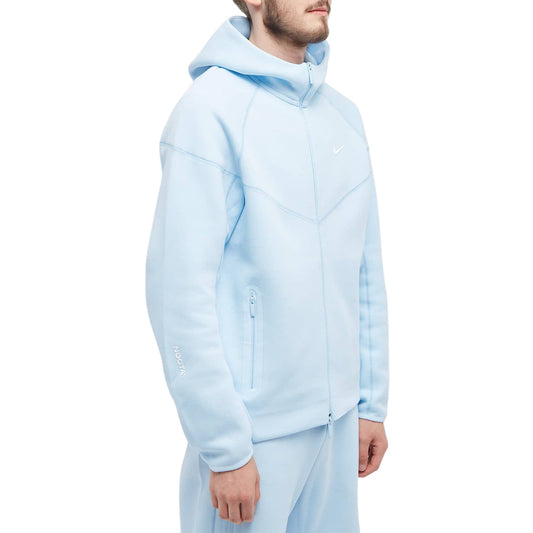 Nike X Nocta Tech Fleece Blue Zip-Up Set (Pants + Top)